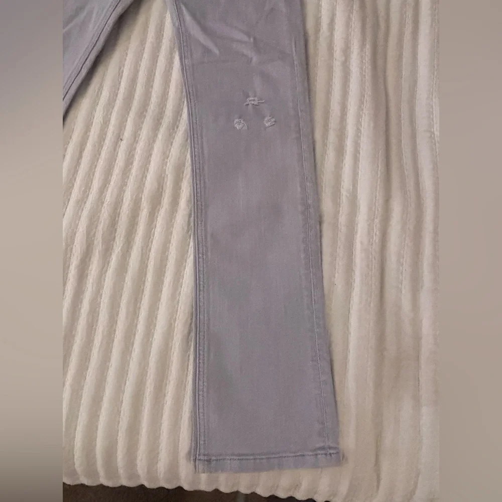 : : PILCRO Straight Leg Light Wash Distressed Jeans : :